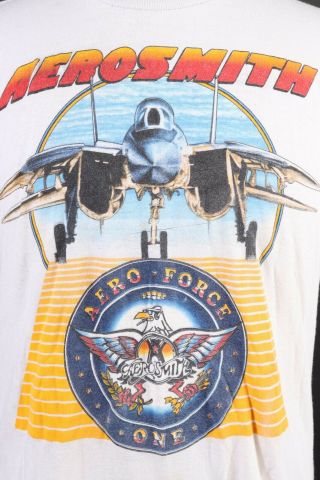 Vtg 1986 Aerosmith Done With Mirrors Tour Rock T - Shirt Usa Mens Size Large