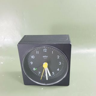 Vintage Braun Travel Alarm Clock Type 4746 Ab 1 Dietrich Lubs Dieter Rams