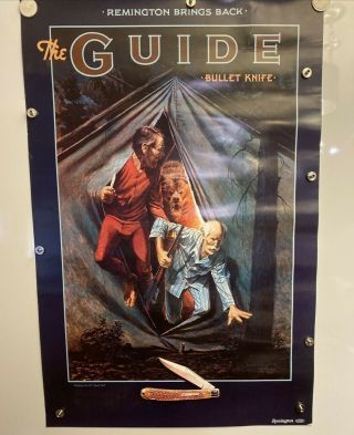 3 Remington Dupont Bullet Pocket Knife Posters The Guide The Camp The Hunter