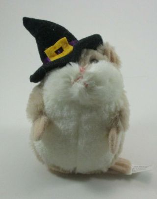 Zzdwr Lil Hamster Plush Witch Tan Stuffed 3.  5 " Ganz Halloween Toy