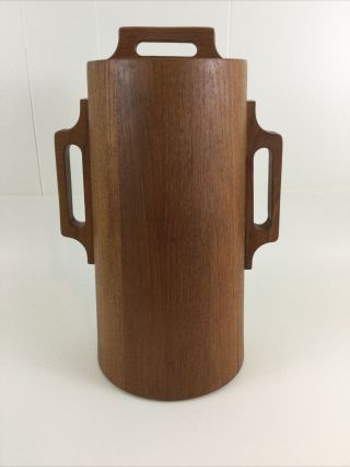 Vintage Dansk International Designs Teak Ice Bucket Ihq