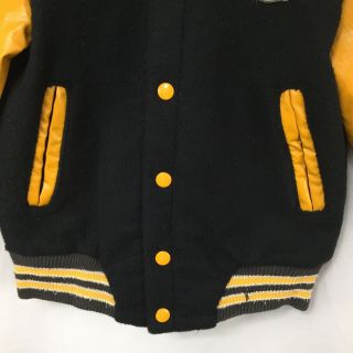 Vtg Pittsburgh Steelers NFL Letterman Jacket Coat Sears Roebuck Boys 12 Child 3