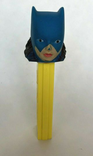 Vintage 1978 Batman Batgirl No Feet Soft Head Pez Dispenser Made In Usa 3845882