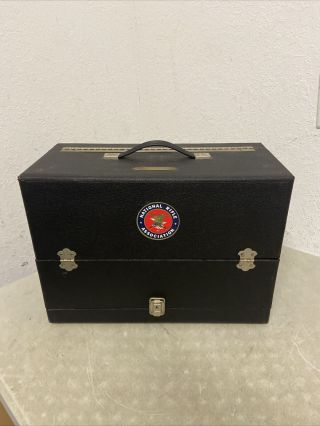 Vintage Pachmayr Deluxe Gun 4 - Pistol Case Range Box Usa