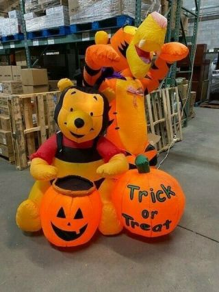 Gemmy Disney Winnie The Pooh Tigger Halloween 6ft Inflatable