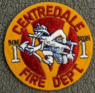 Rhode Island - Centredale Fire Dept North Providence Ri Old Felt Patch