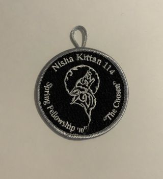 Oa Nisha Kittan Lodge 114 Spring Fellowship Patch