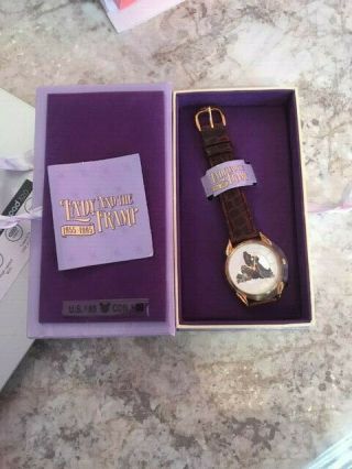 Rare Disney Limited Edition 40th Anniversary Lady & The Tramp Watch