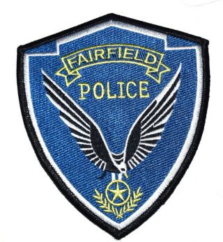 Fairfield Texas Tx Sheriff Police Patch Flying Eagle Lone Star State Seal