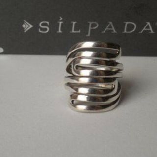 Silpada Modern Maze Ring R1532 Size 10 Sterling Silver 925 Vintage