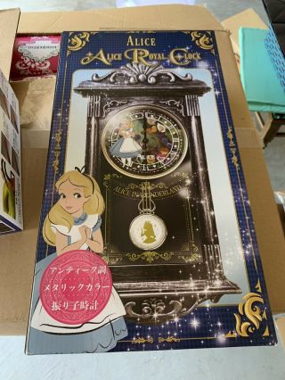 Disney Princess Alice In Wonderland Castle Royal Clock Pendulum Prize