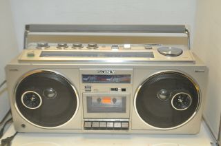 Vintage Sony Cfs - 66 Am/fm Stereo Cassette - Recorder Boombox