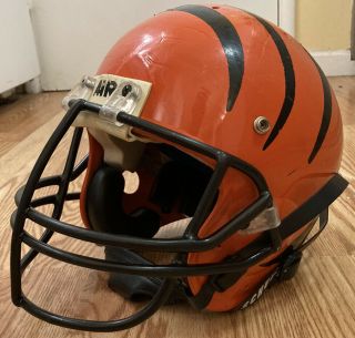 Cincinnati Bengals Throwback Vintage Full Size Football Helmet Lineman Man Cave