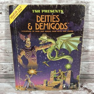 Vintage Deities & Demigods Ad&d Dungeons And Dragons 144 Pages Tsr 1980