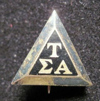 Vintage Tau Sigma Alpha Fraternity/sorority/fraternal Pin - Gold Filled