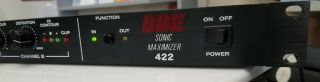 Bbe Sonic Maximizer 422a Vintage Rack Mountable Effect Processor