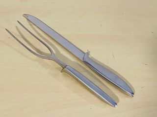 Old Vtg GERBER Legendary Blades Stainless Steel Cutlery Set of 2 Knife Fork Box 3