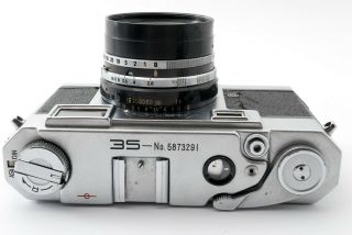 Yashica 35 35mm Vintage Rangefinder Film Camera w/4.  5cm F2.  8 lens [Excellent,  ] 3