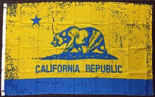 3x5 Gold And Blue California State Flag Republic Ca Outdoor Garden Banner Usa