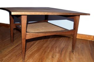 Mid Century Modern Coffee Table Trapezoid Design - Lane,  Wormley?