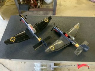 2 Vintage Cox Thimble Drome Stuka Dive Bomber Ju87d.  049 Gas Powered Airplanes