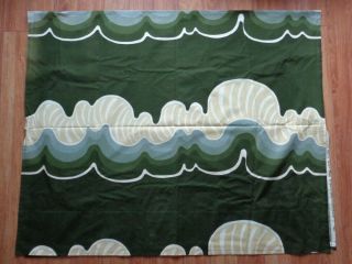 Barbara Brenner 1970s Tampella Finland Intair Huge Curtain / Fabric Panel Panton