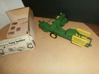 Vintage Ertl John Deere Die Cast Farm Toy Hay Baler