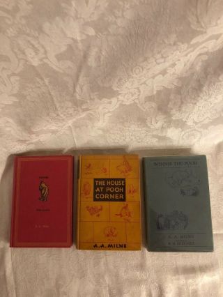 3 “winnie The Pooh” Reprints.  All In
