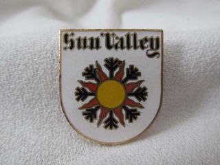 Vintage Sun Valley Idaho Ski Resort Souvenir Lapel / Hat Pin - Exc Cond