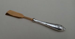 Wmf Art Nouveau Silver Plated Gilt Ivy Design No 29 Cheese Knife C.  1905