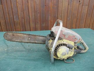 Vintage Pioneer S620 Chainsaw Chain Saw With 16 " Bar
