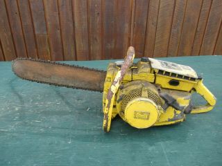 Vintage Mcculloch Thrifty Mac 1 - 43 Chainsaw Chain Saw With 16 " Bar