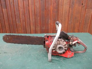 Vintage Wright Chainsaw Chain Saw With 18 " Bar