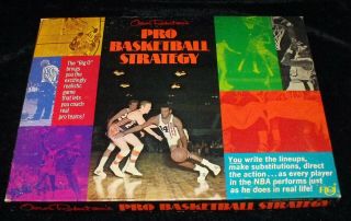 Vintage 1969 Oscar Robertson Pro Basketball Strategy Game Nba Aba Teams Stats
