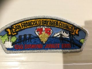 San Francisco Bay Area Council Csp Ta - 4 Fos Bsa Diamond Jubilee 1985 - J