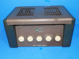 Vintage Bogen Model H15 6l6 Tube Microphone Mixer Amplifier
