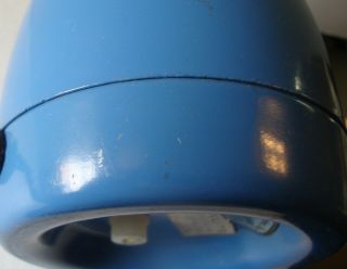 BILL CURRY Vintage Blue LUVLITE LAMP by Design Line (inv359) 3