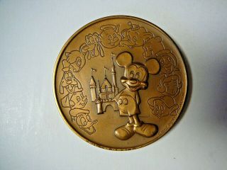 1980s Medallion Coin Walt Disney Productions 3 