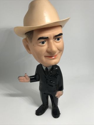 Vintage 1964 L.  B.  J President Lyndon B.  Johnson Remco 5 1/2 " Toy Figure Bobblehead