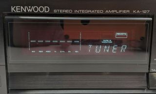 Vintage Kenwood KA - 127 Stereo Integrated Amplifier Amp 125 Watts Per Channel 2
