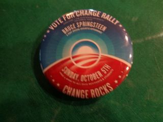 Bruce Springsteen Vote For Change Rally For Barack Obama