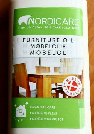 NORDICARE Furniture Oil Danish Teak Wood Finish Denmark Natural Care 2