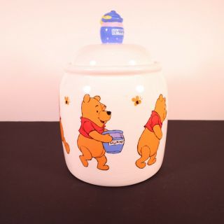 Disney Treasure Craft Classic Winnie The Pooh Cookie Jar Honey Pot