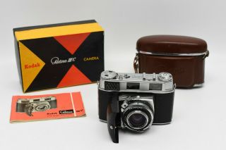 Vintage Kodak Retina Iiic 3c Camera (capital C) W/ Case And Box 50mm F/2 Heligon