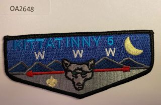 Boy Scout Oa 5 Kittatinny Lodge Black Border Flap