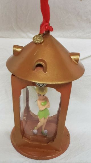Disney Store Sketchbook Tinker Bell Light Up Lantern Ornament With Tags