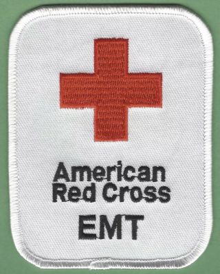 American Red Cross Emergency Medical Technician Emt Patch