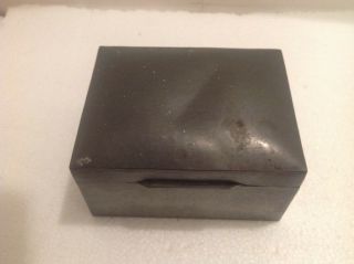 LIBERTY & CO TUDRIC ARTS AND CRAFTS PEWTER BOX SHAPE 01021 2