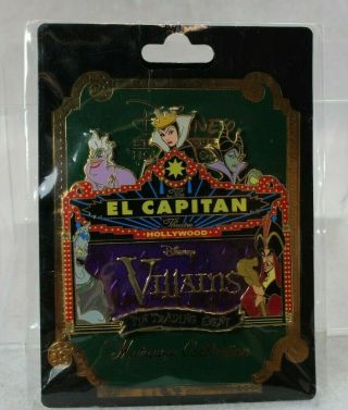 Disney D23 Dsf Dssh Le Pin El Capitan Theatre Marquee Villains Event