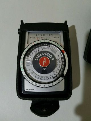 Vintage Gossen Luna - Pro F Film Light Meter